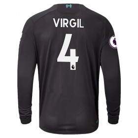 Koszulka Liverpool Virgil Van Dijk 4 Trzeci Koszulki Piłkarskie 2019-2020 Długi Rękaw